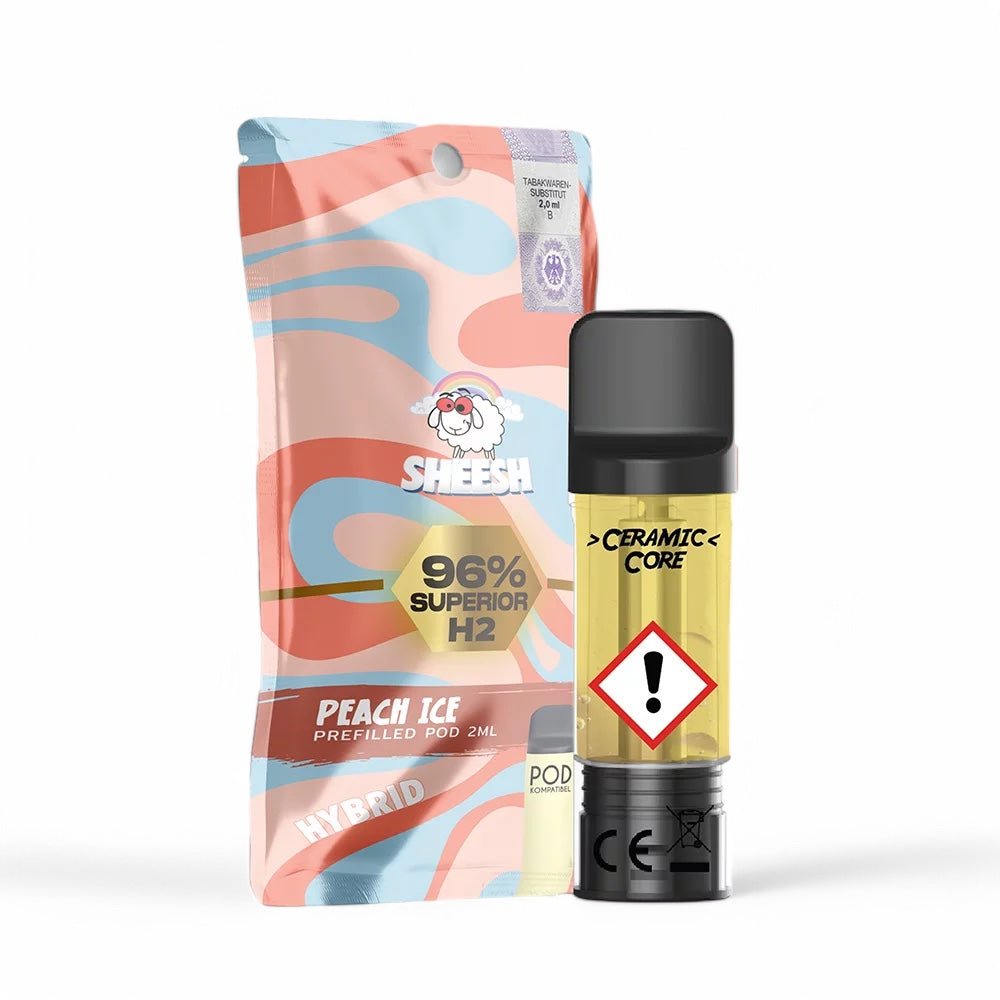 Sheesh Peach Ice - H2 Superior Pod 2ml