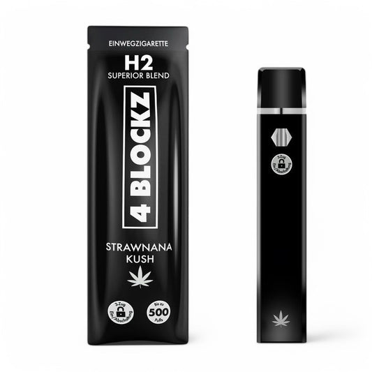 4Blockz Strawnana Kush H2 Superior Blend 95% 1ml