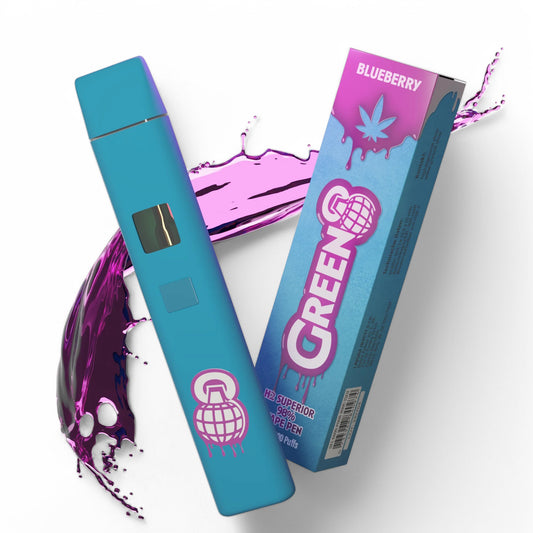 Green8 Blueberry 98% H2 Superior Vape 1ml