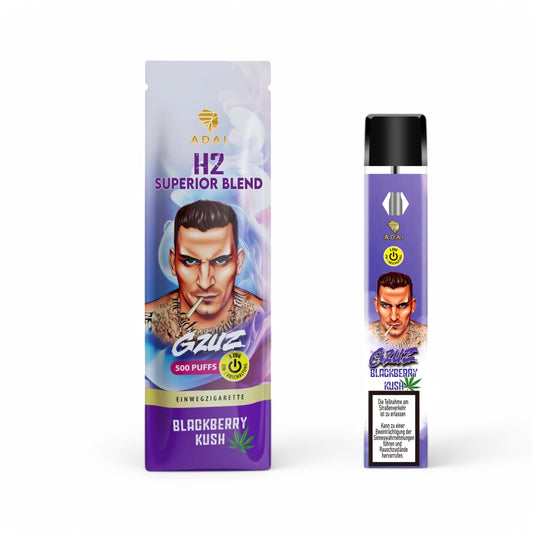 Gzuz Blackberry Kush 1ml H2 Superior Vape